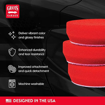 Griot's Garage 3” Red Foam Waxing Pads - Image 3