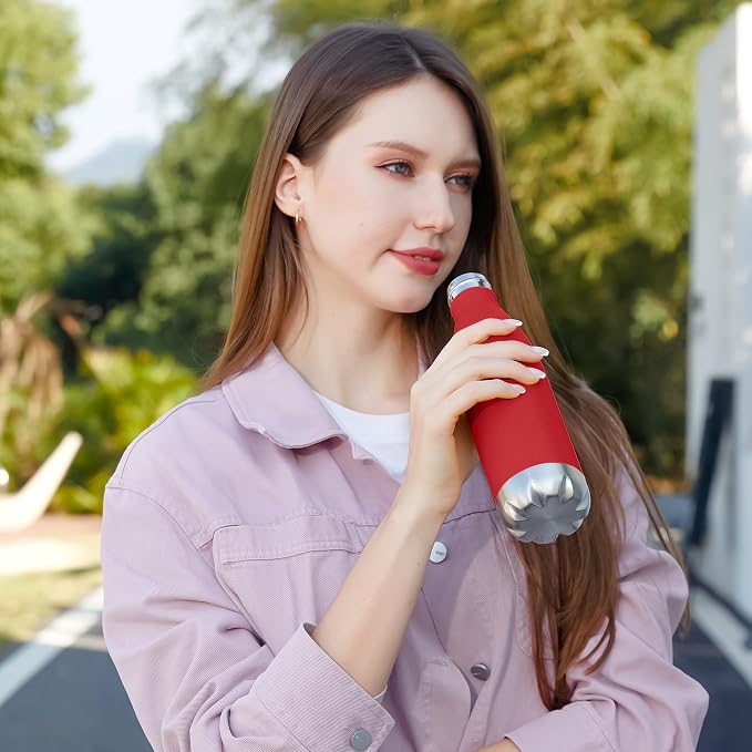 MEWAY 17oz Sport Water Bottle Vacuum Insulated Stainless Steel Leak-Proof - Image 5