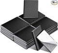 Zonon 16 Pieces Door Corner Seal Weatherstripping Exterior Door Frame Seal Draft Stopper Adhesive Corner Pads for Weather Stripping and Draft Protection (Black)