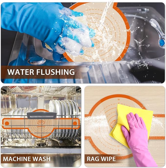 Silicone Bread Sling for Dutch Oven, Non-Stick & Easy to Clean Baking Mat Set - Image 3
