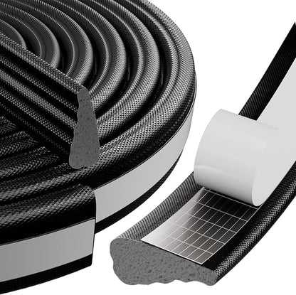2Pcs×196" Wedge Weather Stripping Door Seal Strip by MUSRCYIO