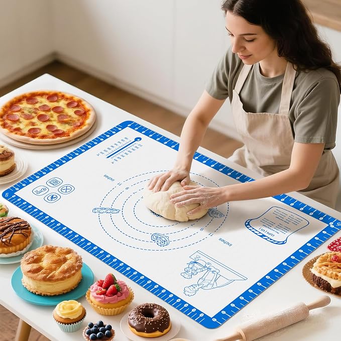 Silicone Baking Mat With 10 Recipes, Silicone Macaron Baking Sheet by Bredominant