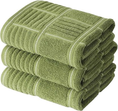 Anyi 100% Cotton Kitchen Towels, Absorbent Dish Towels by Unknown