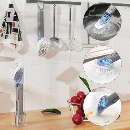 Soap Dispensing Replacement Dish Brush Storage Set - Image 6