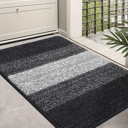 Kitinjoy Indoor Outdoor Door Mat, 36x24 Non-Slip Absorbent Dirt Trapper by Kitinjoy