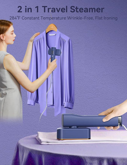 Steamer for Clothes, Sundu Portable 2-in-1 Steamer & Iron, 15s Heat-up - Image 2
