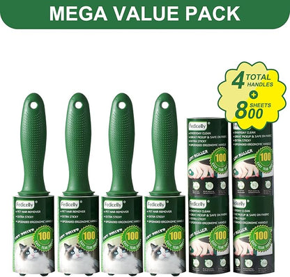 Fedicelly Lint Rollers Pet Hair Extra Sticky Clothes, Cat Dog Hair Remover - Image 2