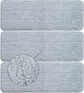 Bulletproof Microfiber Mop Replacement Heads - Washable Pads for Floor Cleaning Compatible with Tethys & Most 11” - 13” Flat Squeeze Mops for Wet/Dry Mopping, Sanitizing, and Scrubbing Hardwood
