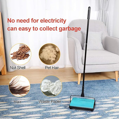 Yocada Carpet Sweeper Cleaner for Home Office Low&Undercoat Carpets Rugs Pet - Image 7