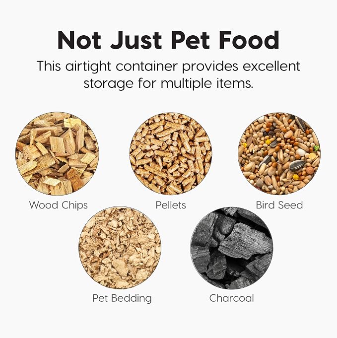 IRIS USA Dog Food Storage Container 22 lbs, WeatherPro Made in USA, Airtight - Image 6