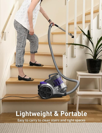 Aspiron 1700W Canister Vacuum Cleaner, 32Kpa Bagless Vacuum Cleaner, 2 - Image 7