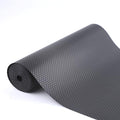 Shelf Liner for Kitchen Cabinet 18 Inch Wide X 20 Ft Non-Slip Drawer Mat Waterproof & Oil-Proof Cabinet Mat for Cupboard Pantry Bedroom Bathroom Garage Non Adhesive Refrigerator Shelf Liner (Black)