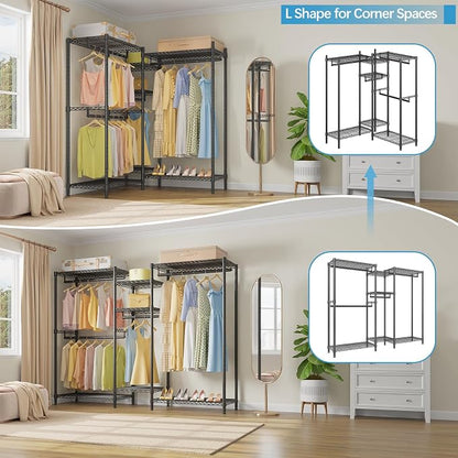 VIPEK Classic V6 Wire Garment Rack Heavy Duty Clothes Racks - Image 3
