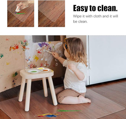 Kuyal Clear Chair Mat, Hard Floor Use - Image 6