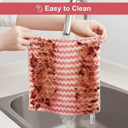 JOYMOOP Microfiber Cleaning Cloth, Mixed Color Towels - Image 4