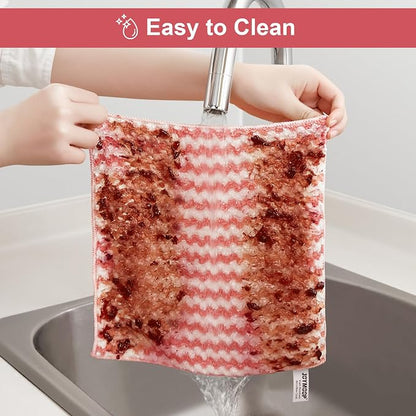 JOYMOOP Microfiber Cleaning Cloth, Mixed Color Towels - Image 4