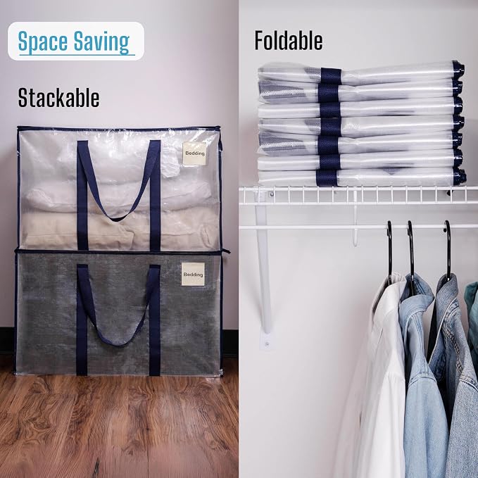 VENO 4 Pack Moving and Storage Bags, Heavy Duty, Alternative to Moving Boxes - Image 8