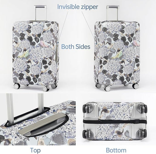 TRAVELKIN more than travel Luggage Covers For Suitcase Tsa Approved,Suitcase Cover Protector Fit 18-32 Inch Luggage