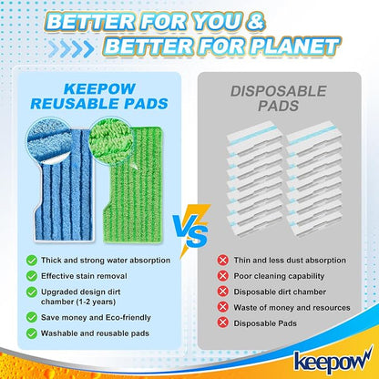 KEEPOW Reusable Replacement Pads Compatible - Image 3