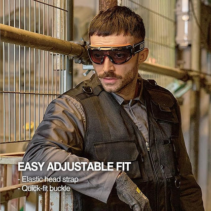 DEX FIT Protective Safety Goggles SG220; Anti Fog & Scratch, Z87 Eye Protection - Image 7