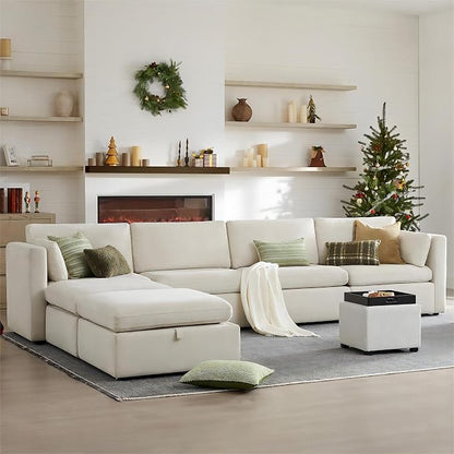 CHITA Oversized Modular Sectional Fabric Sofa Set, FSC Certified Extra Large U - Image 4