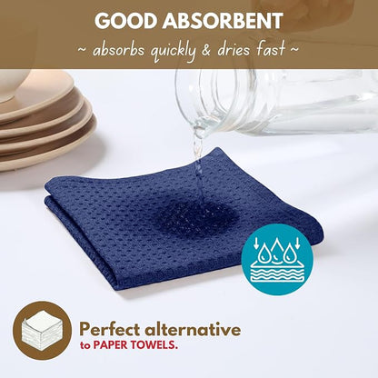 Native Fab Waffle Kitchen Towels 4 Pack - Image 5