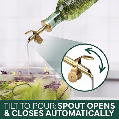 COOK WITH COLOR Glass Olive Oil Bottle Dispenser - Image 7