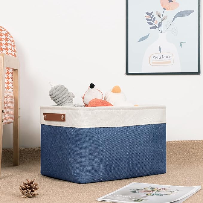 DULLEMELO Fabric Storage Bins, Foldable Storage Baskets - Image 2