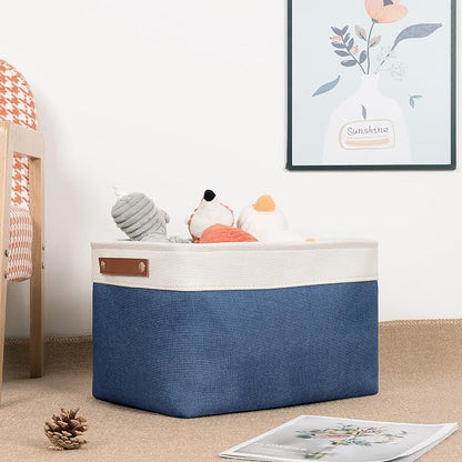 DULLEMELO Fabric Storage Bins, Foldable Storage Baskets - Image 2