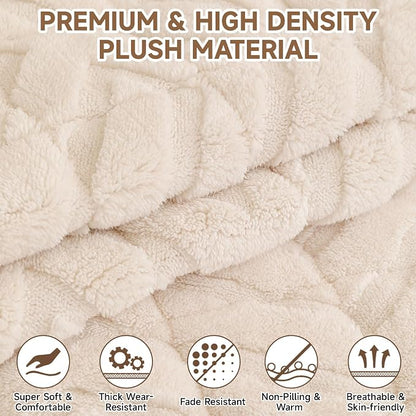 OTOB Plush Couch Cover for Dogs Washable, Non Slip Fuzzy Soft Armrest Backrest - Image 3