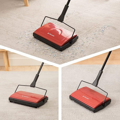 Yocada Carpet Sweeper Cleaner for Home Office Low Carpets Rugs Undercoat - Image 6