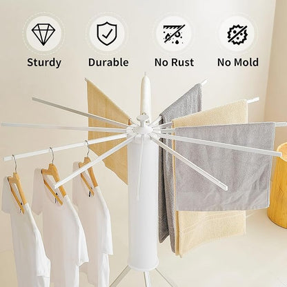 JOOM Tripod Clothes Drying Rack, Garment Rack Portable and Foldable Space - Image 3