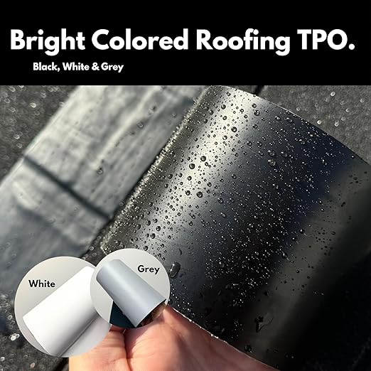 HSS RV Sealant Tape with MicroSealant - Waterproof Commercial Roofing Tape for Roof and RV Repair - UV- & Weatherproof - White - 6 inch x 25 ft.
