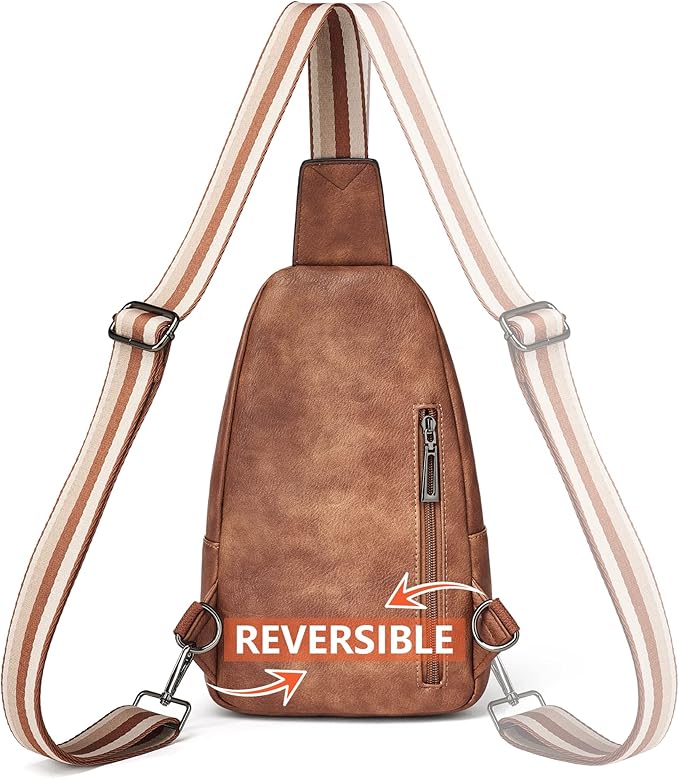 Sling Bag Crossbody Bags for Women Small Cross Body Bag Fanny Packs Chest Sling Purse for Daily Travel Leisure Sport