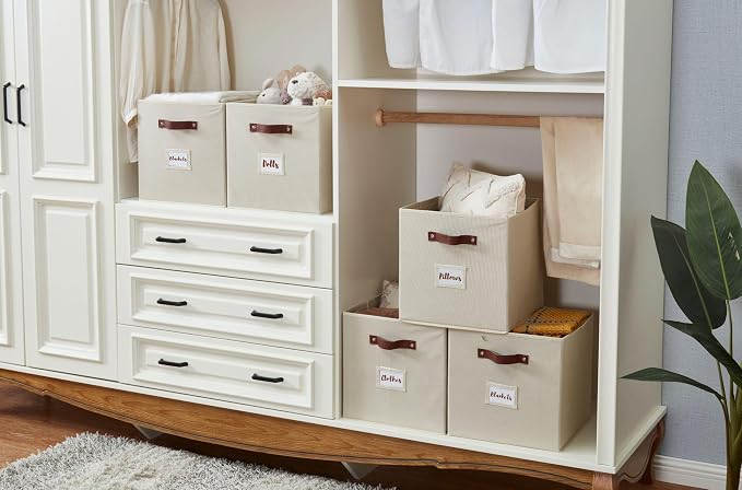 DECOMOMO Storage Cubes, Fabric Organizer Bins - Image 8