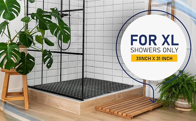ENKOSI Extra Large Square Non Slip Shower Mat - Image 3