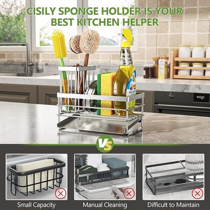 Cisily Sink Caddy Sponge Holder - Image 2