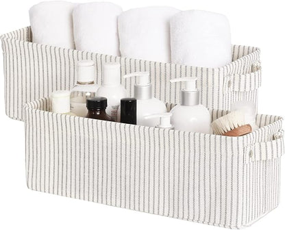 StorageWorks Narrow Storage Bins, Small Basket by StorageWorks