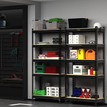 PrimeZone Storage Shelves 4 Pack 5 Tier Adjustable Garage Storage Shelving - Image 9