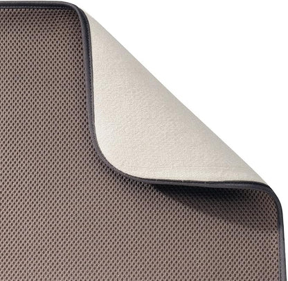iDesign Kitchen Drying Mat – iDry Collection – Mocha/Ivory - Image 4