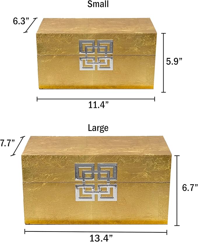 Galt International Storage Box Set Decorative Storage Box w/Hinged Lid Classic - Image 7