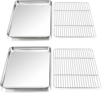 P&P CHEF 16 Inch Stainless Steel Baking Sheet by PPCHEF