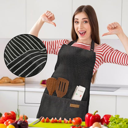 BeLuyi 2 Pack Adjustable Bib Apron - Image 4
