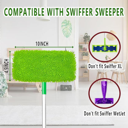 Reusable Microfiber Mop Pads Washable Wet Pads Compatible - Image 3
