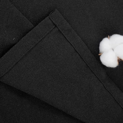 YoungsTex Black Linen Curtains 36 Inch Long - Image 7