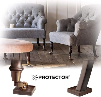Furniture Cups X-PROTECTOR – 2" Caster Cups 4 PCS – Premium Furniture Coasters - Image 6