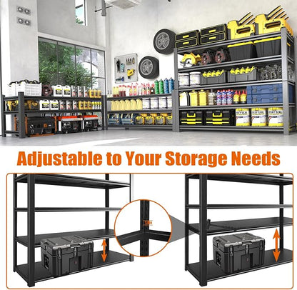 60"W Garage Shelving Heavy Duty Metal Shelving 3000LBS Storage Shelves - Image 5