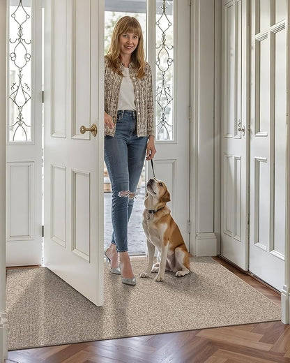 LUMI Indoor Door Mat 24"x36", Ultra Thin Low Profile Non-Slip Doormat - Image 9