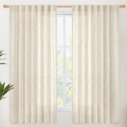 YoungsTex Linen Curtains 60 Inch Wide by YoungsTex