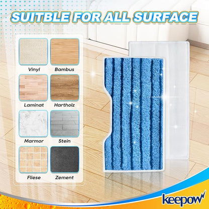 KEEPOW Reusable Mop Pads Refills, Replacement Pads Compatible - Image 4